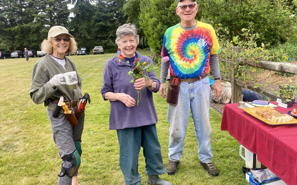 Sheri Kiley, Mary Booth, and Chuck Holland on a break (summer 2024)